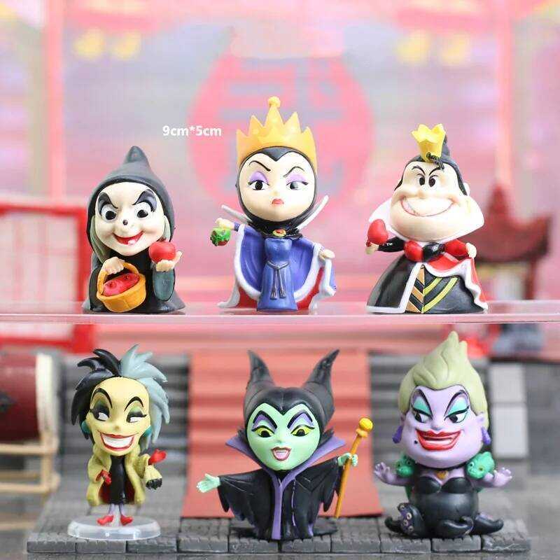 Anime Villain Figure Queen Cruella Maleficent Evil Witch Action Figure ...