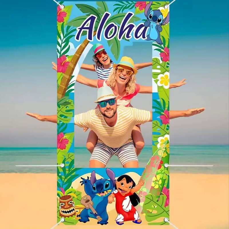 Y Disney Cute Star Stitch Frame Cartoon Lilo&Stitch Theme Photo ...