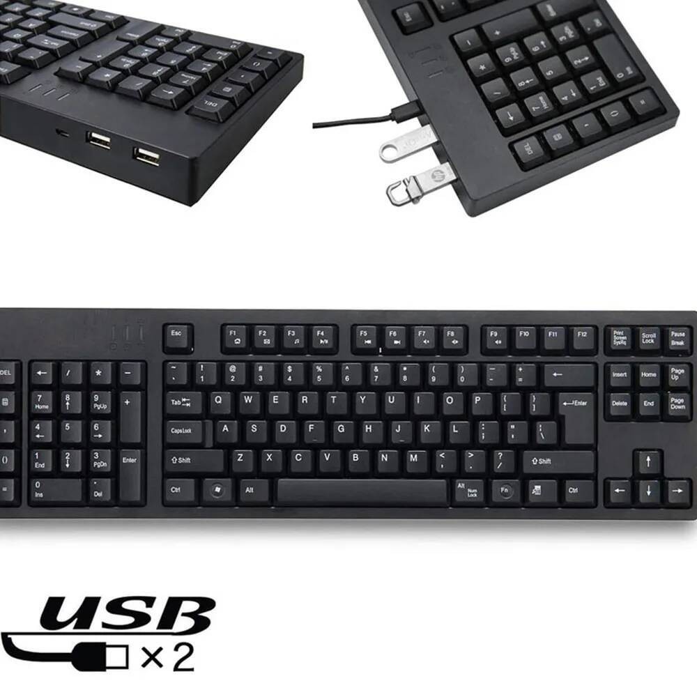 109 Multimedia Keys Mechanical Gamer Left Hand Ergonomic Keyboard+Dual ...
