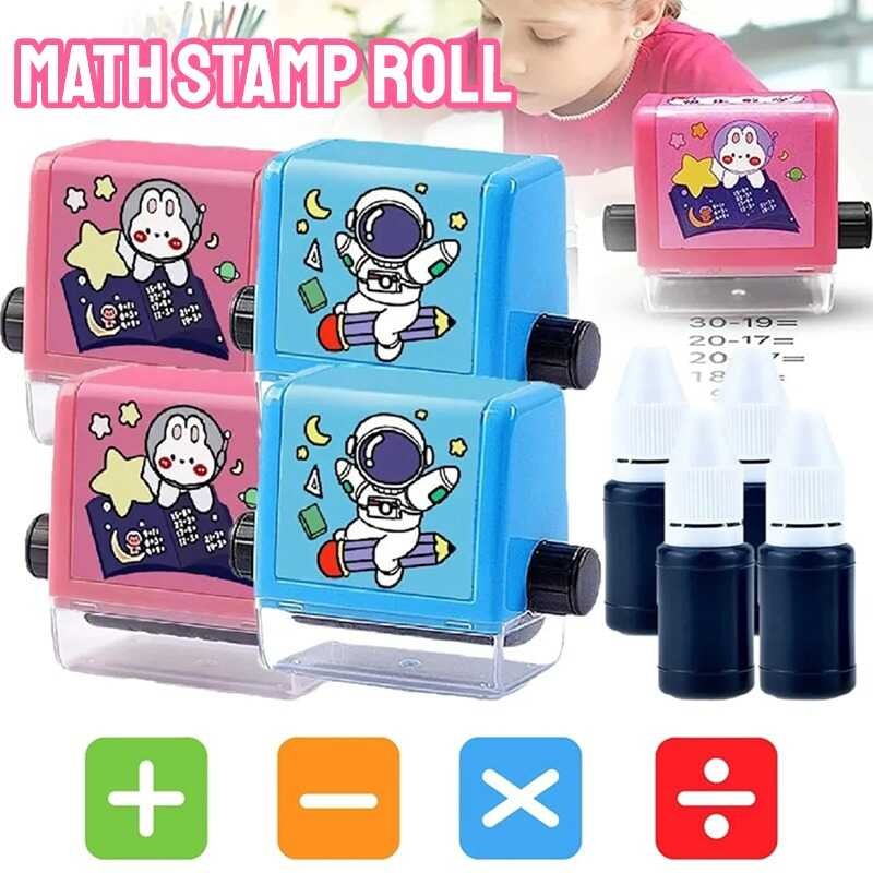 2 In 1 Roller Stamp Within 100 Multiplication And Division Dual Head ...