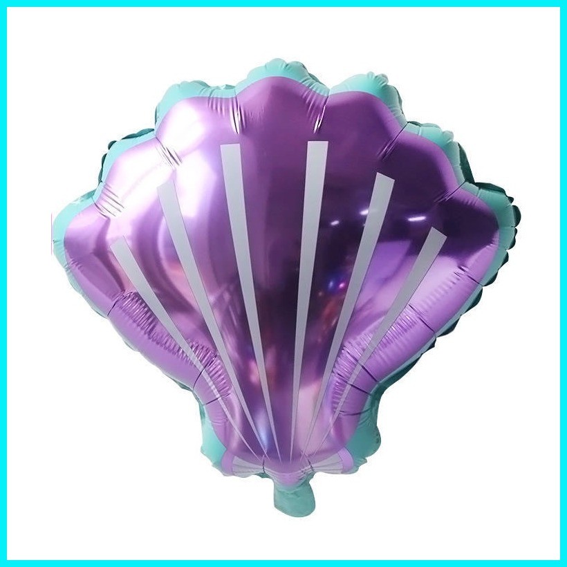 Mermaid Theme Balloon Set Party Decoration Latex Balloon Shell Mermaid ...