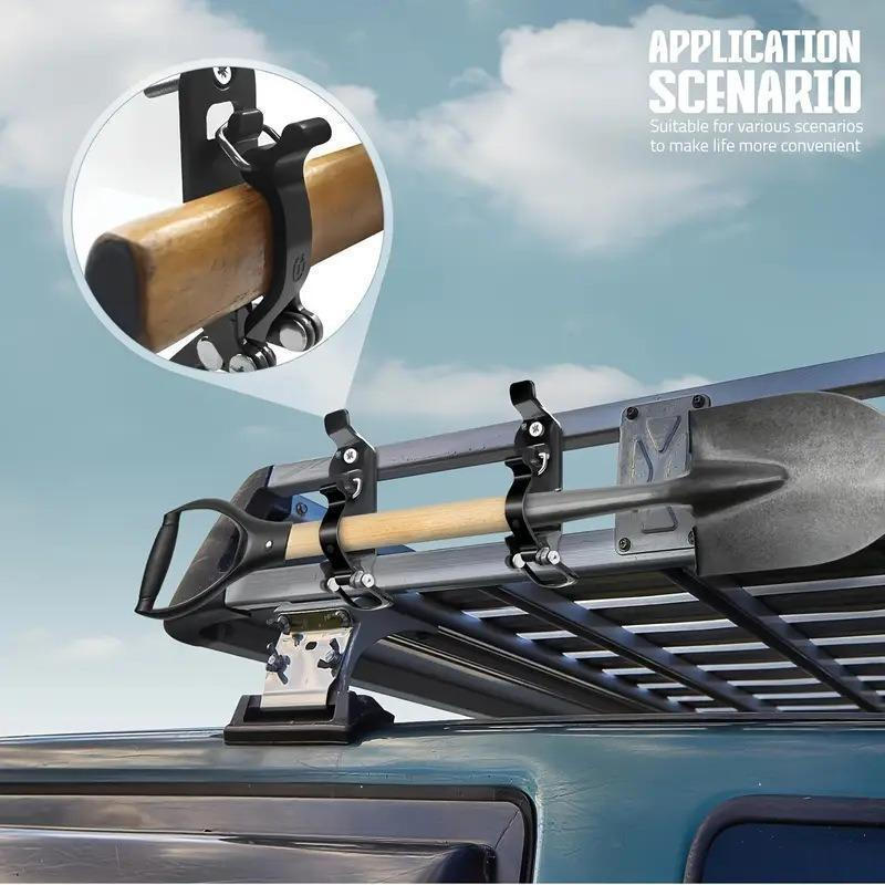 Heavy Duty Quick Release Clamp Mount Axe Shovel Holder Roof Rack Fire ...
