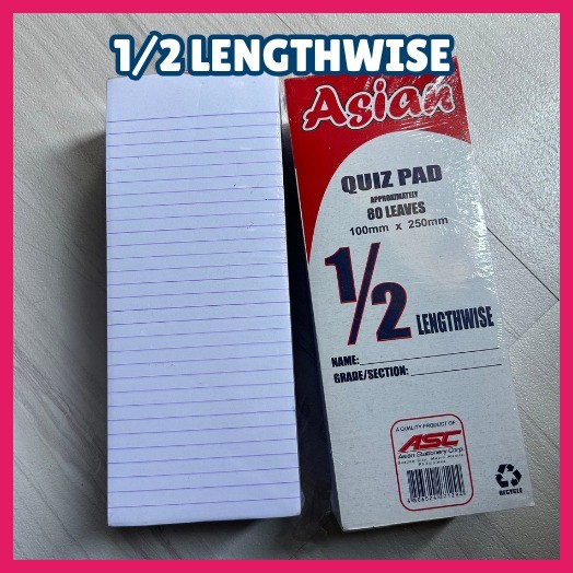 Shop 1 half crosswise paper for Sale on Shopee Philippines