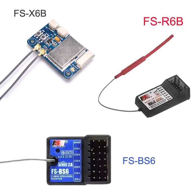 Flysky && RC Receiver Fs-R6b Fs-X6b Fs-Bs6 For RC Car Airplane Drone ...