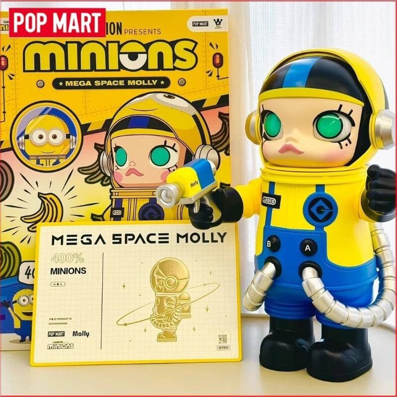 Genuine POP MART MEGA SPACE MOLLY Minions 400% House and Home