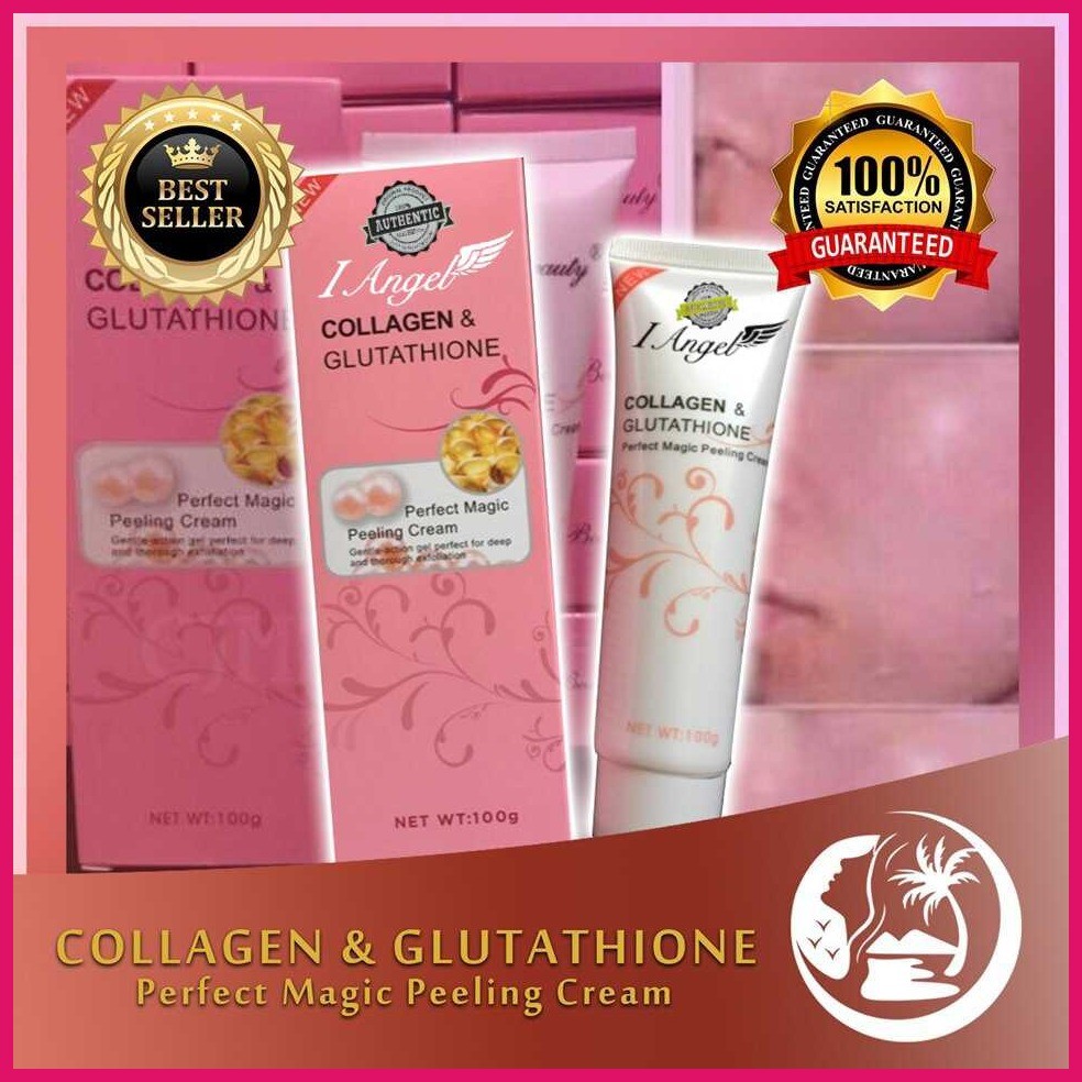 Peeling Cream Gel 100g Collagen and Glutathione Whitening | Shopee  Philippines