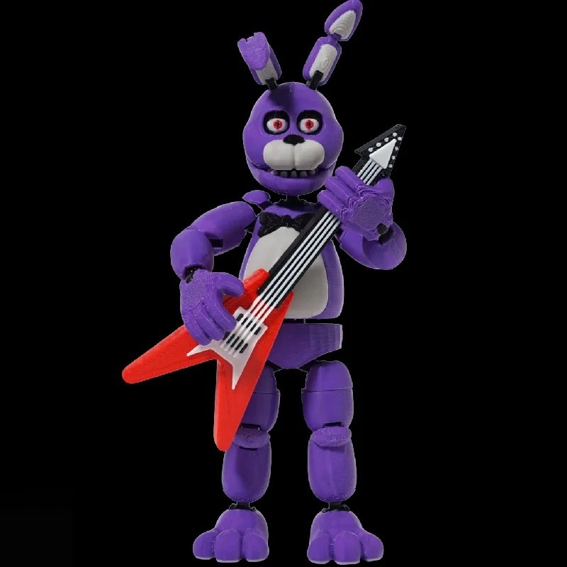FNAF Freddy FazbearAction Figure 3D Printed Foxy Springtrap Bonnie ...