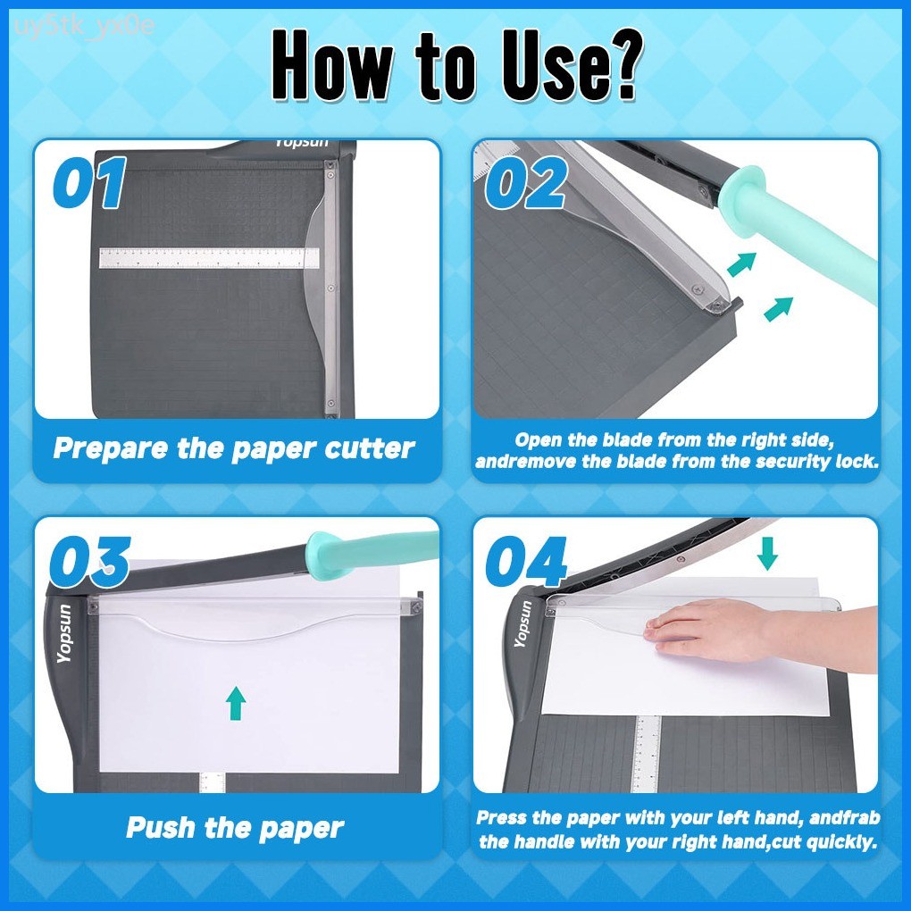 ocal Top Hit Yopsun Square Paper Cutter Cute Macaron Color Cutter ...