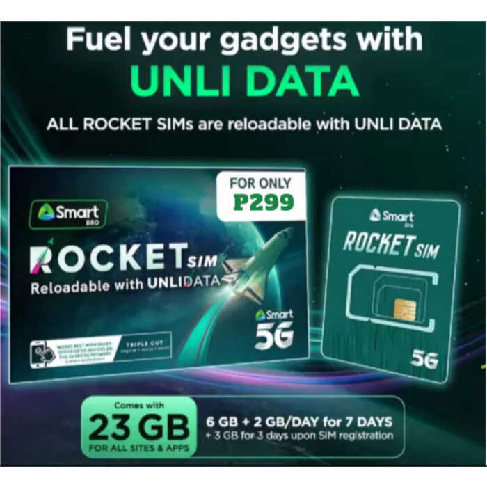 Shop smart rocket sim for Sale on Shopee Philippines
