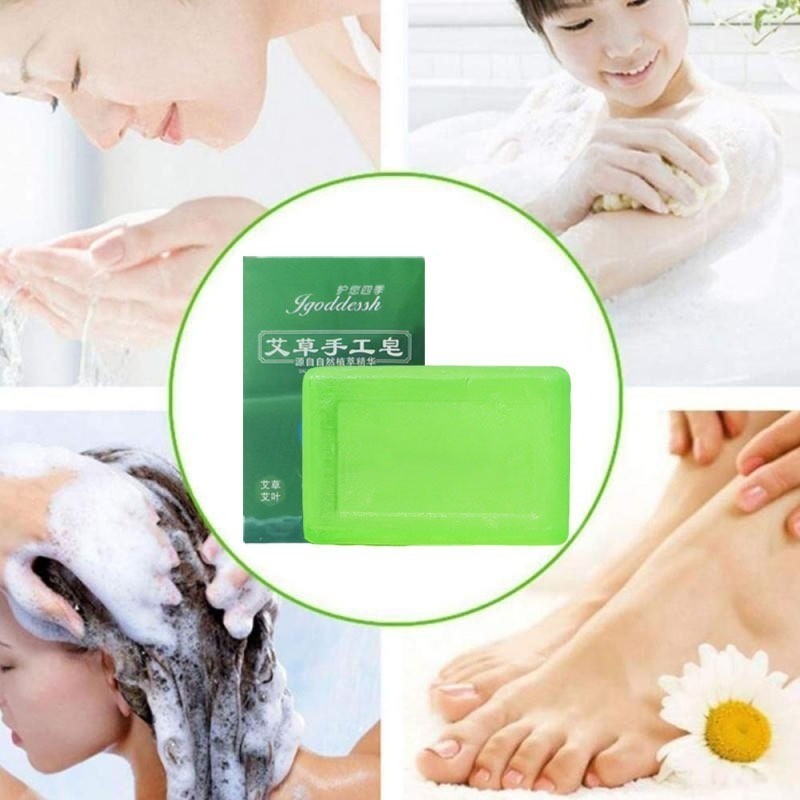 3/2/1pcs Wormwood Mite Acne Soap Anti Fungal Itching Sulfur Soap Bath ...