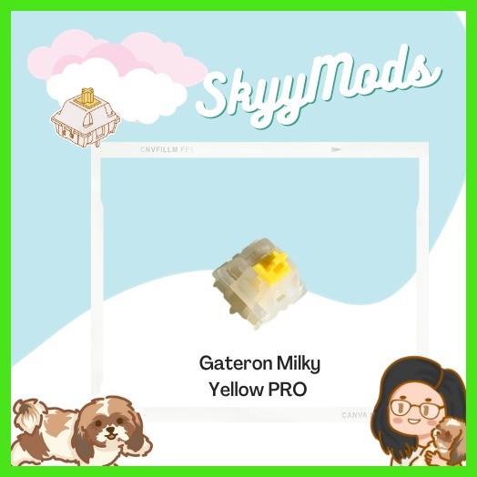 ✷ ♒ HAND-LUBED Gateron Milky Yellow Pro | Shopee Philippines