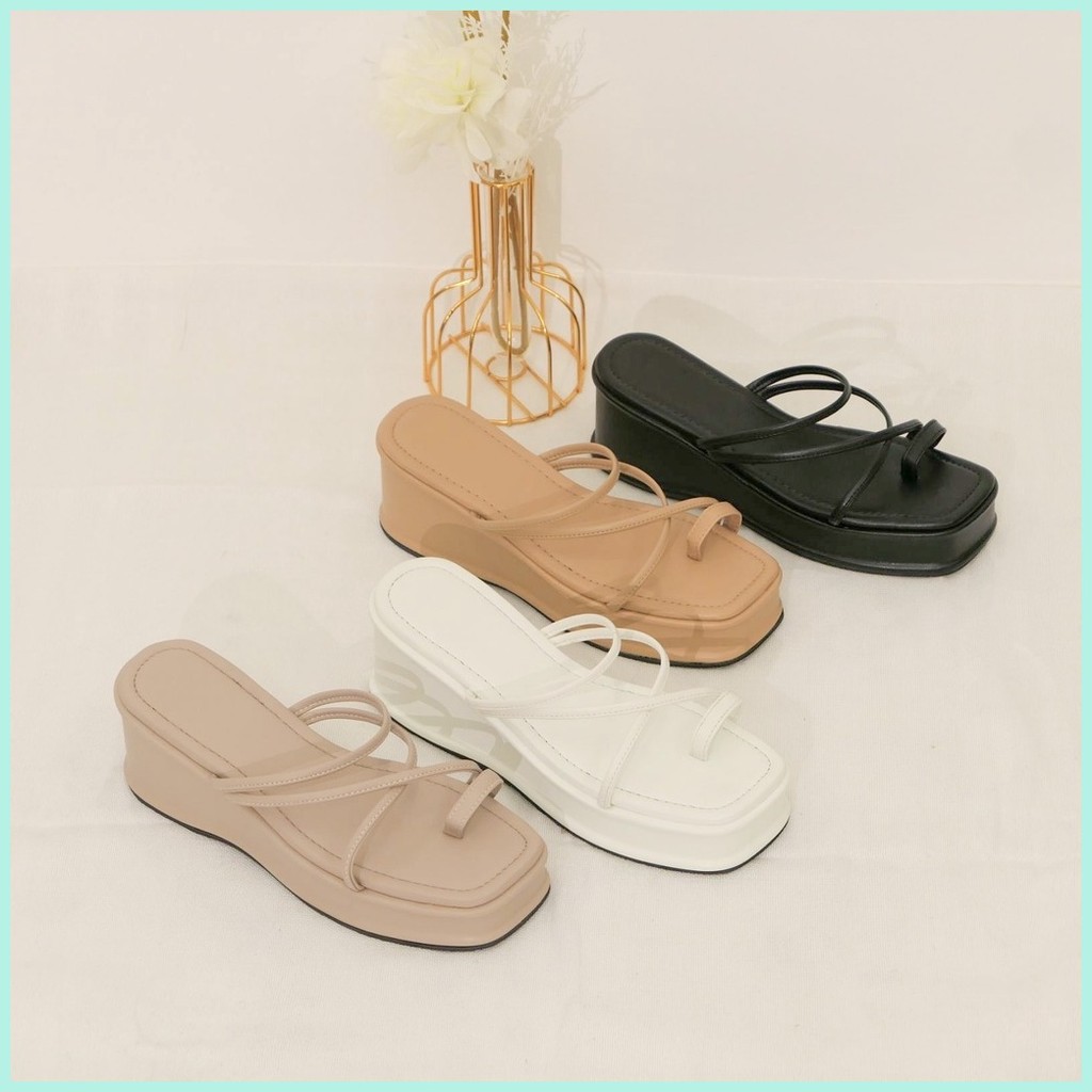 Kimi Footwear Megan 2 inches Platform Wedge Heels Sandals Korean ...