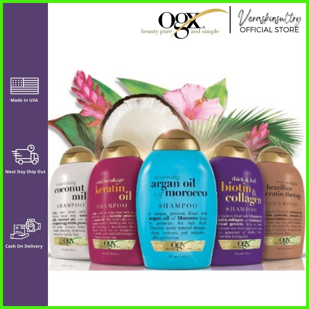 OGX Shampoo & Conditioner 13oz/385ml Original Hair Nourishing Treatment ...