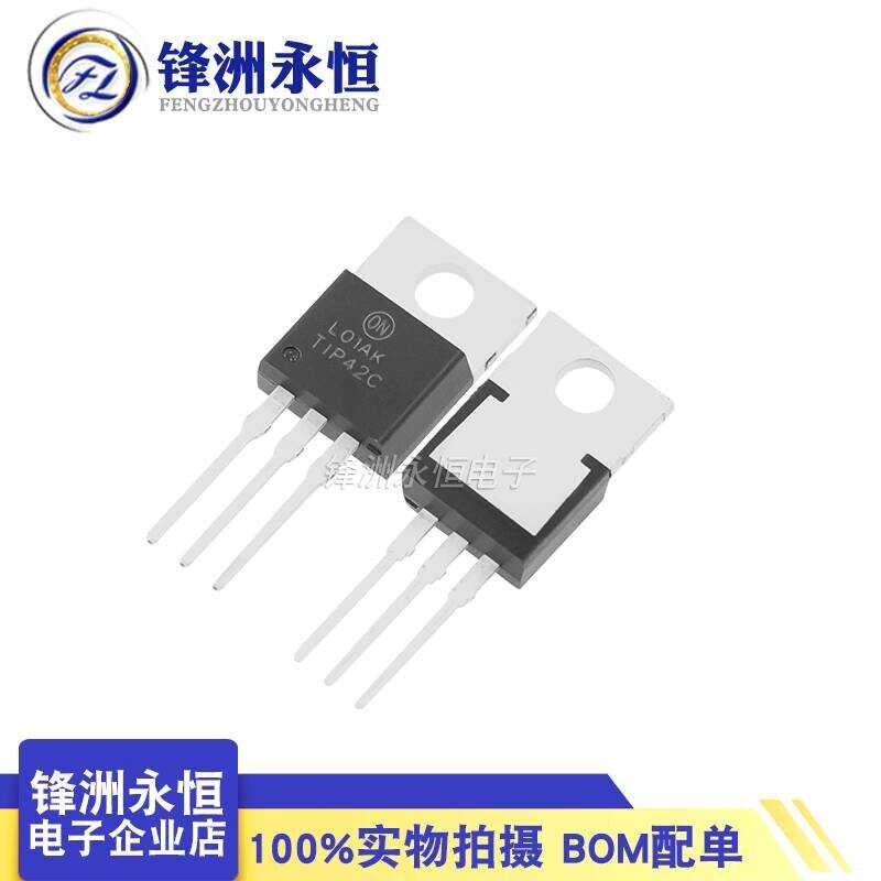 TIP42C TO-220 Original ON Brand New PNP Power Transistor TIP42CTU ...