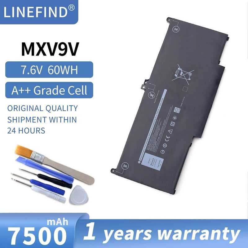 MXV9V Battery for Dell 7300 7400 E5300 E530 E7300 E7400 Latitude 5300 ...