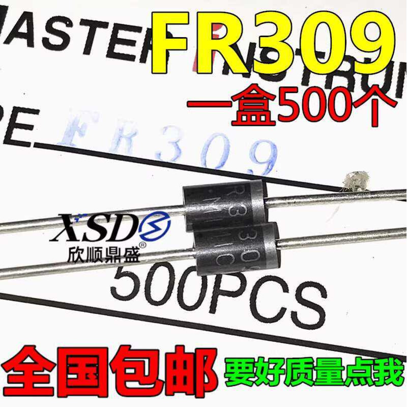 Direct Plug FR307 FR309 3A1000V/1400V Fast Recovery Diode MIC Brand New ...