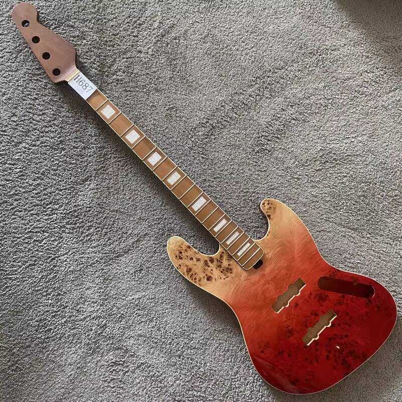 Fender Style Electric 4-String JAZZ Bass Alder+Roasted Maple 20 Frets ...
