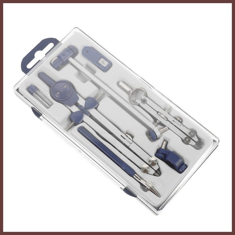 7Pack Professional Drawing Compass Kit with Extension Bar for Geometry ...