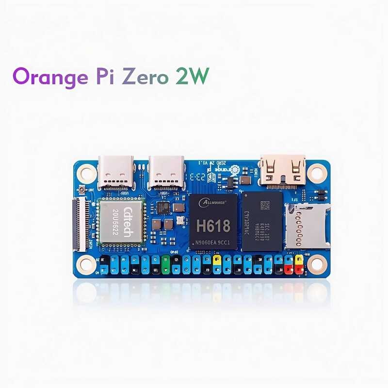 W Orange Pi Zero 2W 1G 1.5G 2G 4G Development Board Allwinner H618 Chip ...