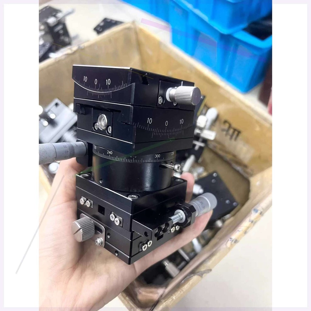 CODCOD 5-Axis Precision Optical Stage XYR+ Curved Stage Manual Slide ...