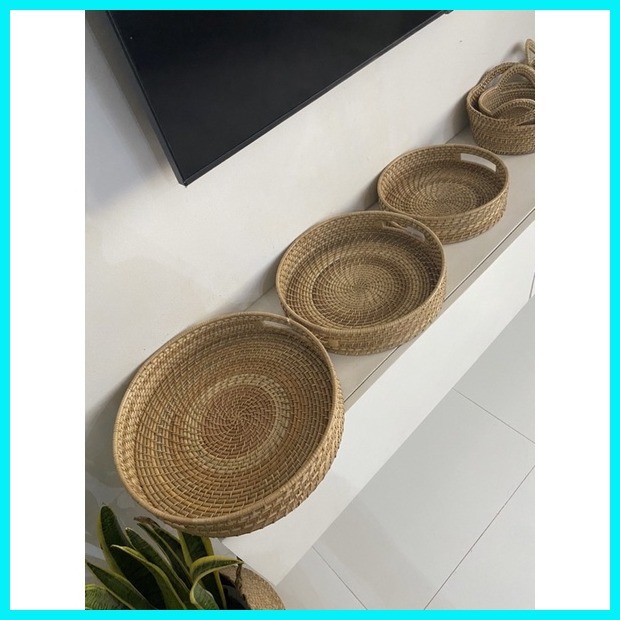 Rattan round tray native | Shopee Philippines