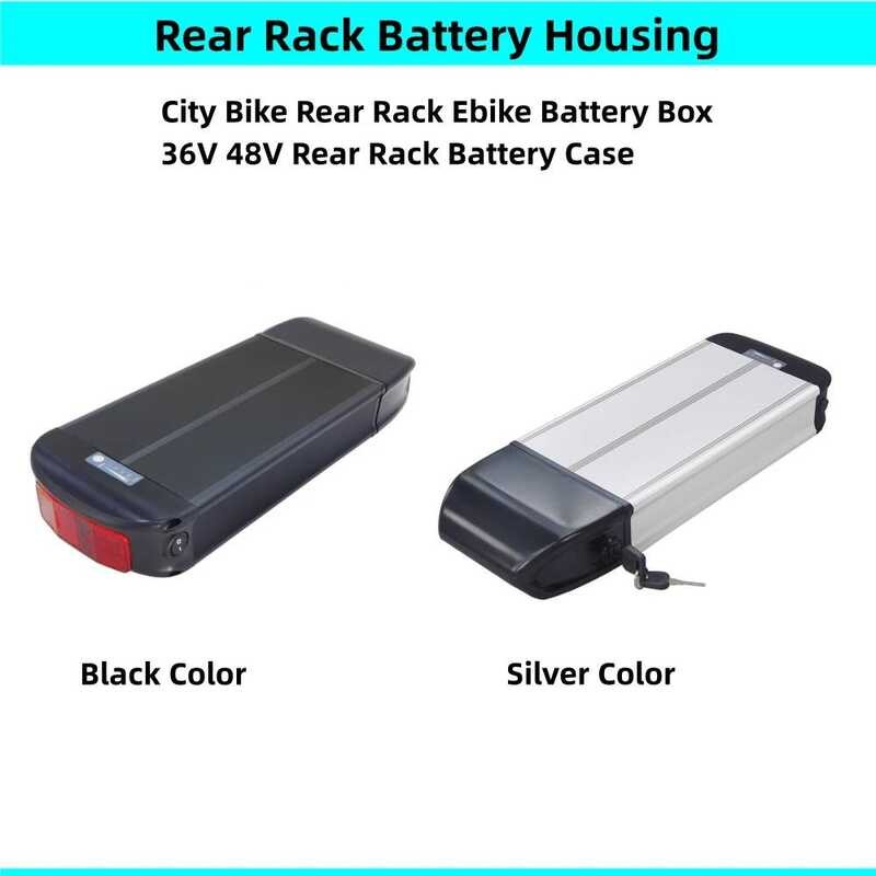 36Volt 1 5 Rear Rack Carrier City Electric Bike Battery Box 36V 48V ...