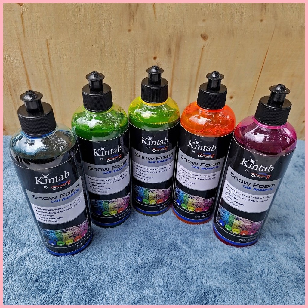 Kintab Snow Foam Car Shampoo 473 ml Super Concentrated Car Shampoo ...
