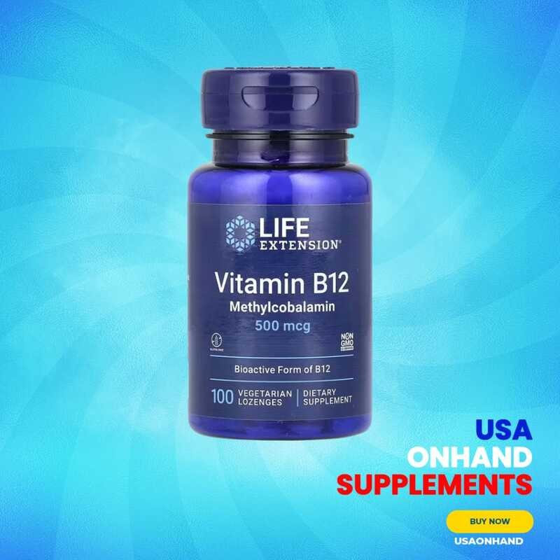 USA Onhand | Life Extension, Vitamin B12, Methylcobalamin, 500 Mcg ...