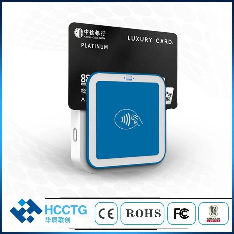 Card Credit Chip Reader Writer Bluetooth mPOS with EMV L1 L2 PCI POS i9 ...
