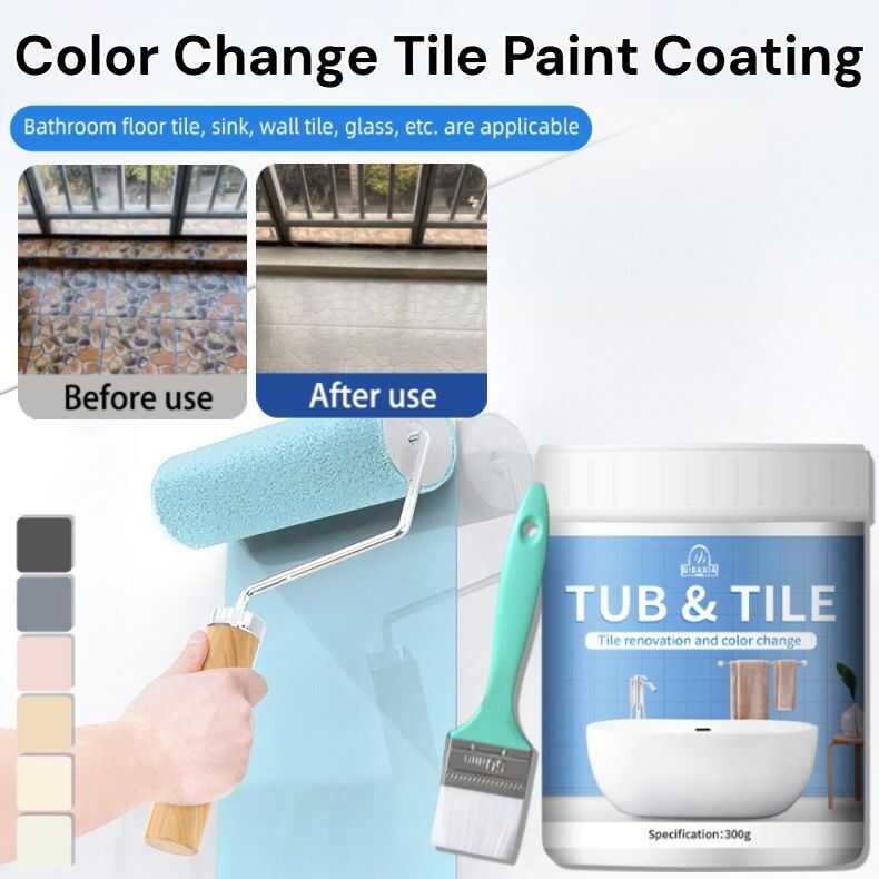Color Change Tile Paint Coating Epoxy Colored Sand Floor Waterproof ...
