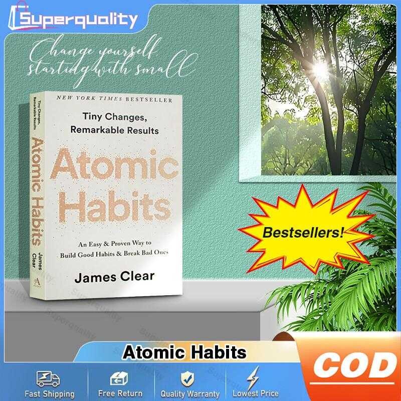 Original Atomic Habits By James Clear 100% English Book 5B1 | Shopee ...