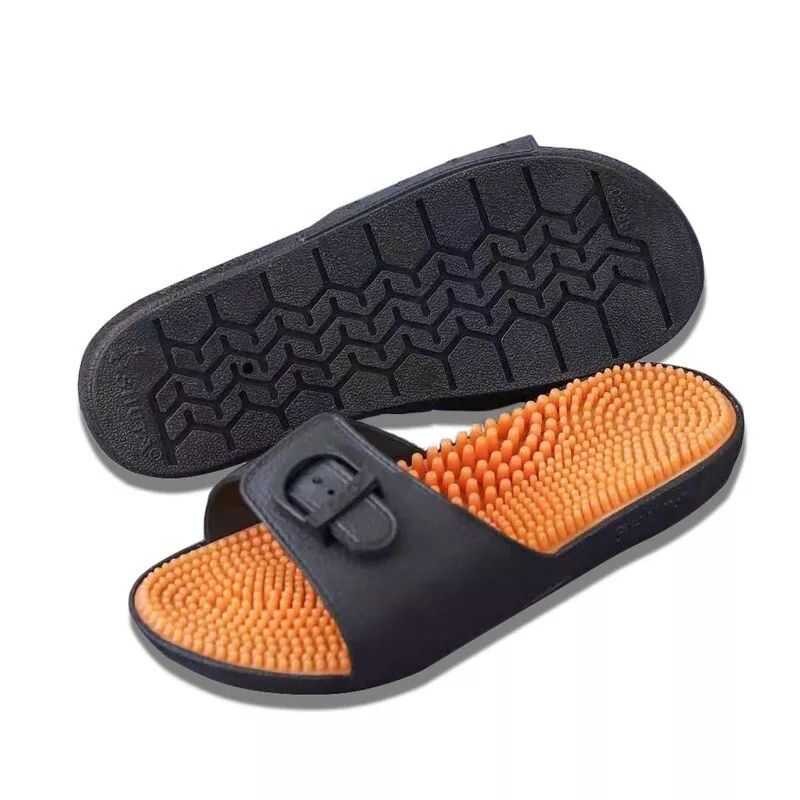 Slippers Men's Massage Slippers For Men And Women Fashion | Shopee ...