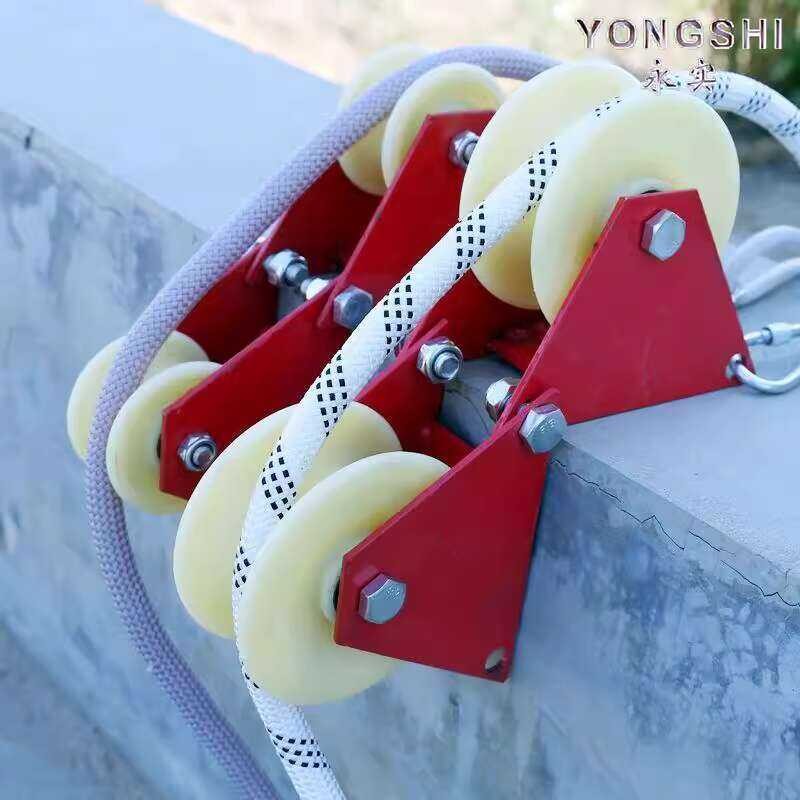 High-Altitude Work Retractor Safety Manual Rope Feeder Labor-Saving ...