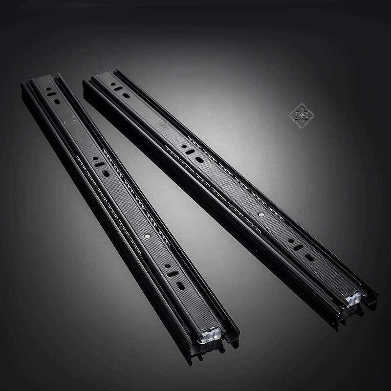 Cabinet Drawer Slides Bracket Sliding Rail Buffer Household Stainless ...