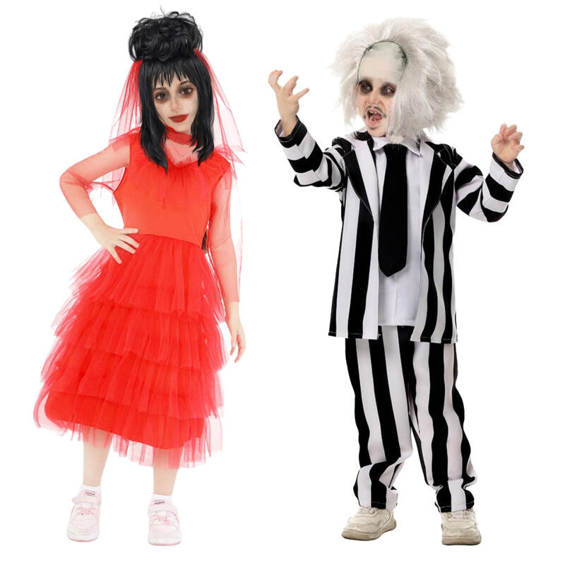 Anime Cosplay Beetle Juicee boys Black and White Striped Suit Scary Halloween  Costumes for Cosplay Party | Shopee Philippines
