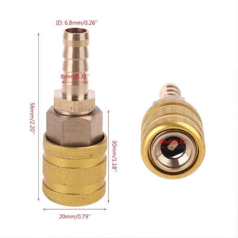 Self-locking Nozzle Inflator Head Quick Plug Connector Copper Car Tire ...