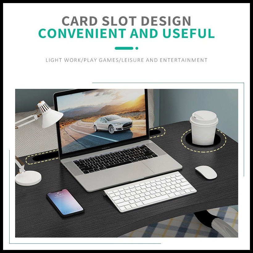 ️COD️Bed Desk Portable Laptop Table Foldable Lazy Table Folding Mini ...