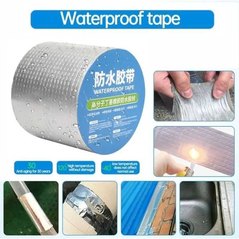 MOTORS Supr Strong Watrproof Aluminum Foil Stop Laks Sal Slf Adhsiv ...