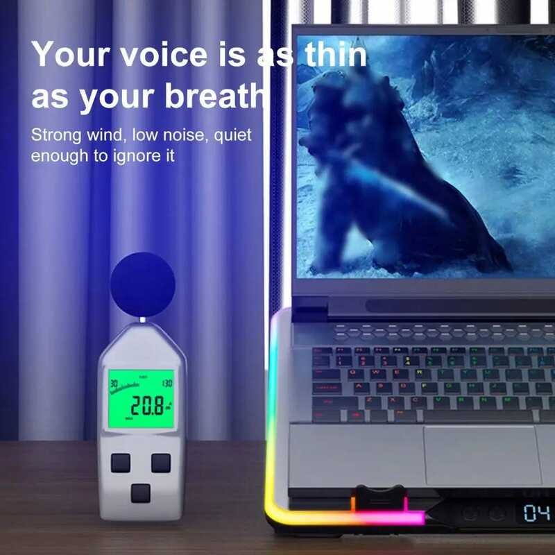 45 Slim 1 Laptop Radiator Height Adjustable Stand With Digital Display ...