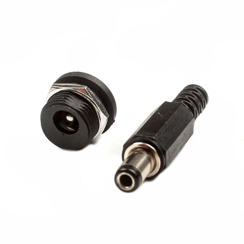 5.5X2.5Mm Mela / Female DC Power Plug Jack Adapter Connector Socket Dba ...