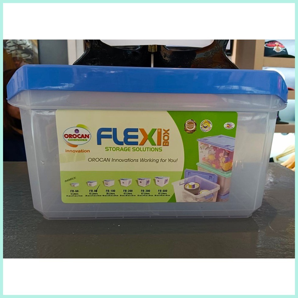FLEXIBOX Storage Box FB80 15Liters OROCAN | Shopee Philippines