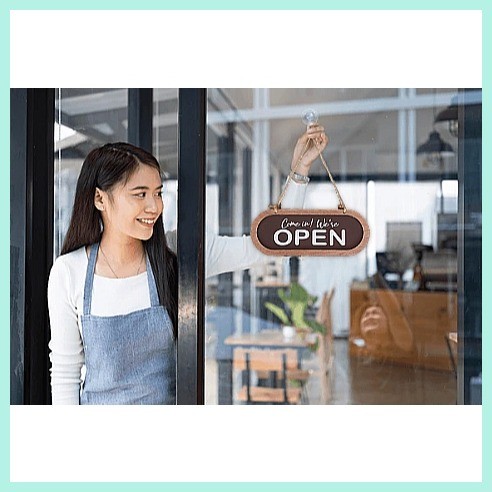 Wooden Business/Open Closed Signage/ 2Sided Open Closed Hanging Sign ...