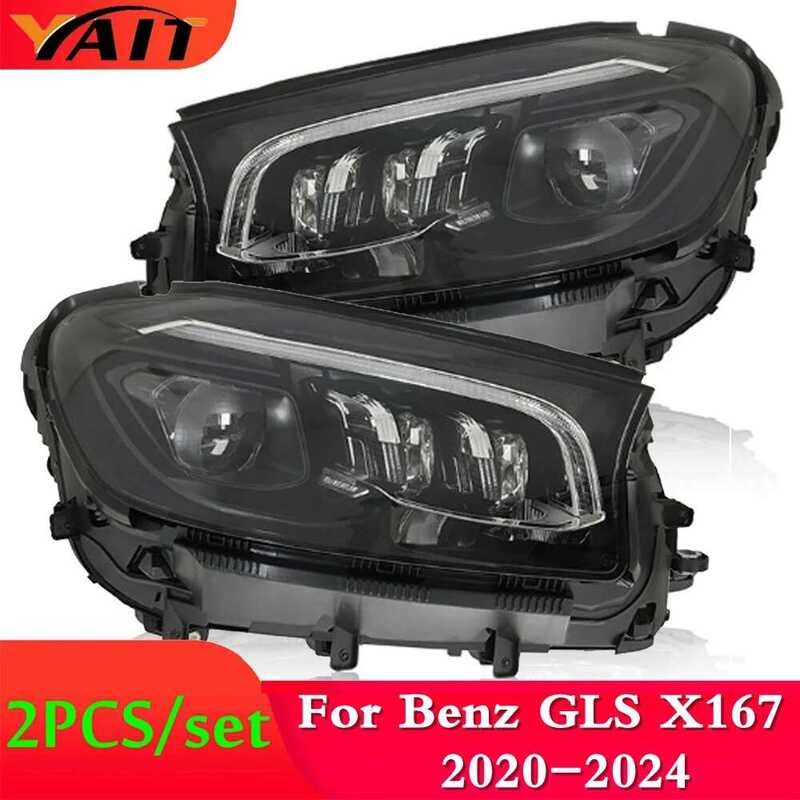 W Car Front Lamps For Benz GLS X167 2020 2021 2022 2023 2024 Auto ...