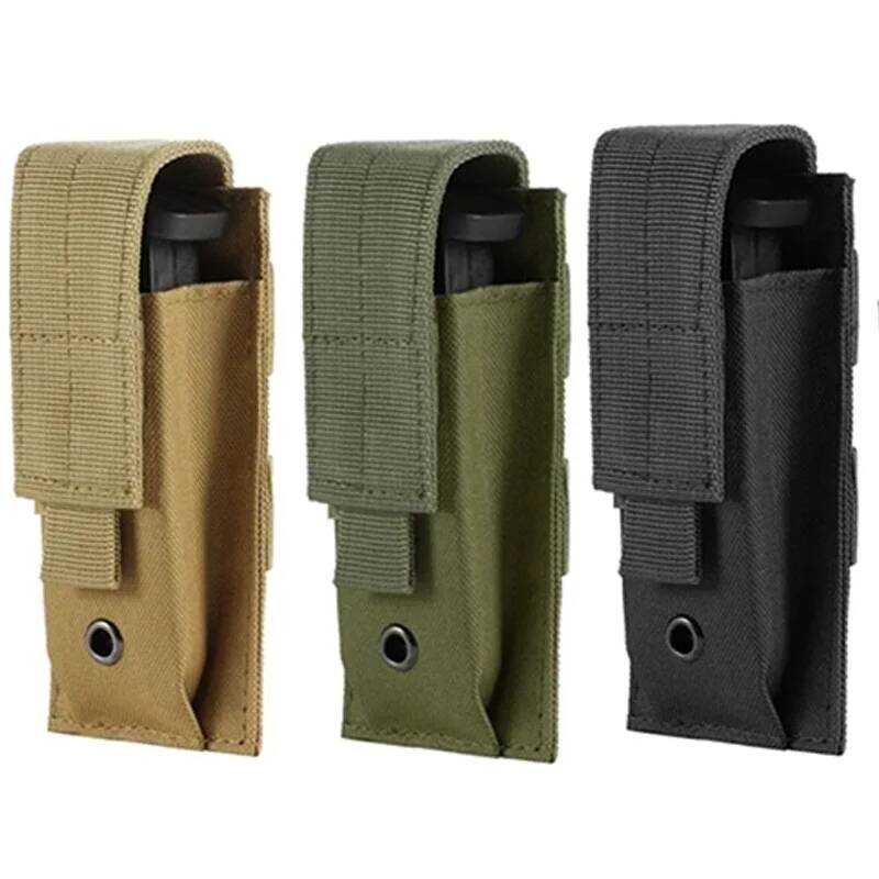 Tactical Molle Single Magazine Pouch 9Mm Mag Holster Universal Pistol Mag Holster For G17 G19 M9 I.1590379507