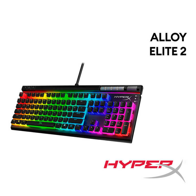 Hyperx Alloy Elite Red Linear Switch RGB Mechanical Gaming Keyboard ...