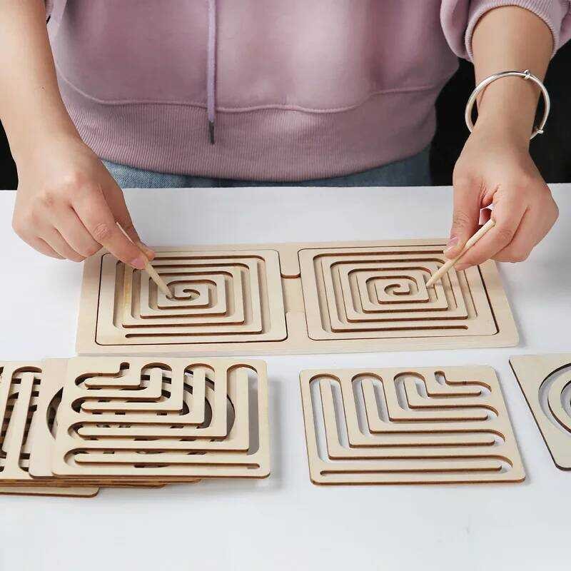Y Children Concentration Maze Training IQ Mind Brain Ser Fine Motor ...