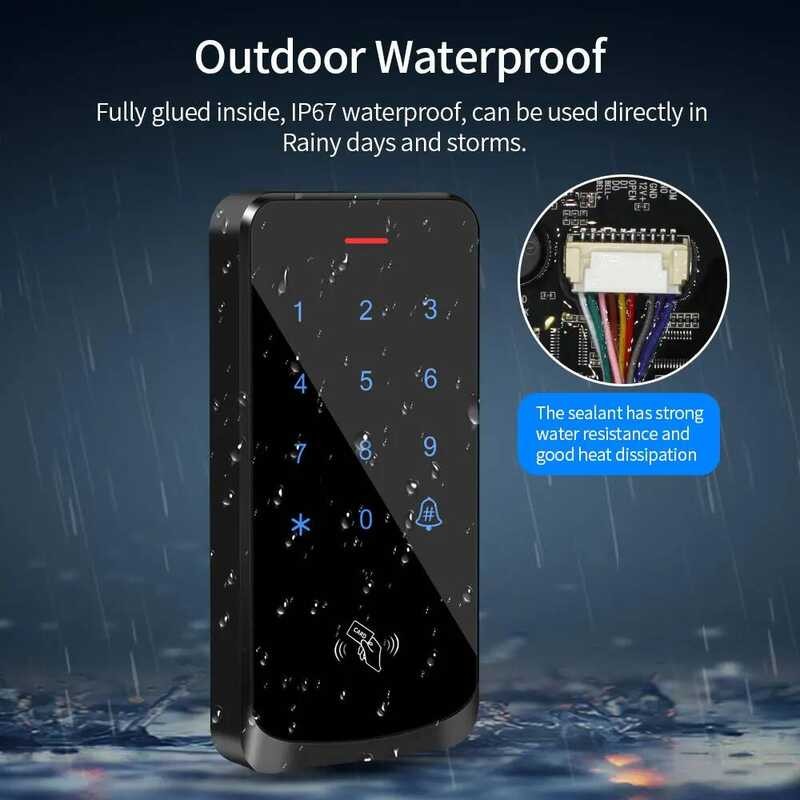 Waterproof RFID Ip67 125Khz Access Control Keypad Touch Screen Access ...