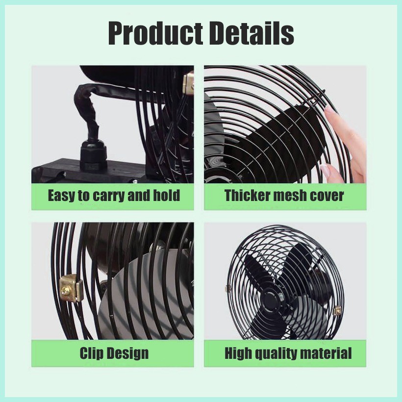 Reaim Lithium Electric fan Mini Portable Rechargeable Stand Fan ...