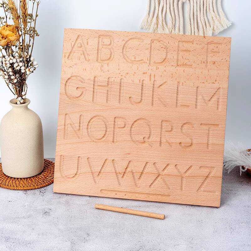Wooden Concave-Convex Groove Writing Board Early Education Montessori ...