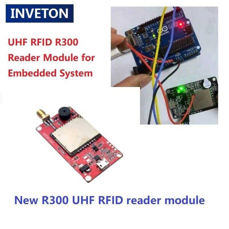 Xj New R300 Chip Small Long Range UHF RFID Reader Module TTL Board With ...